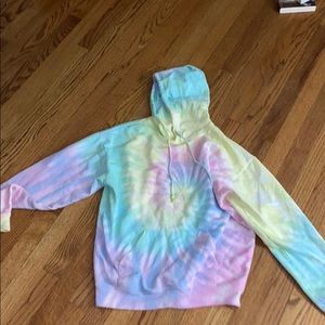 tie dye sweatshirt